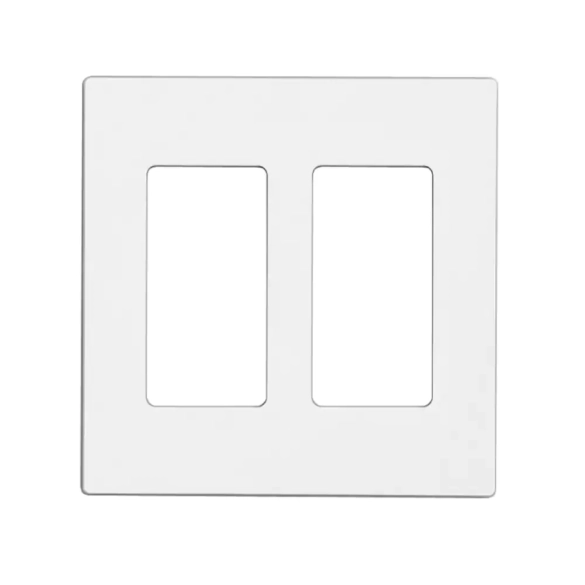 2 Gang Screwless Plate 