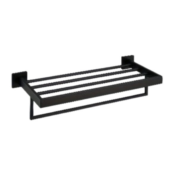 Black Towel Rack 