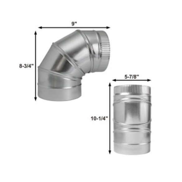 HVAC 90° 