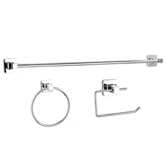 Chrome Round 3pc 