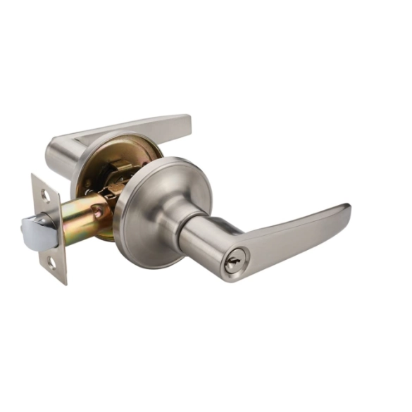Lever Door Lock Pewter (KEY) 