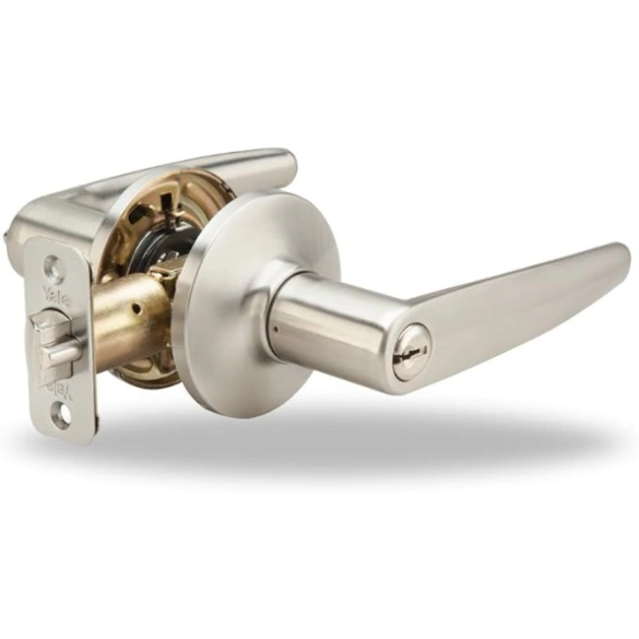 Lever Door Lock Silver (KEY) 