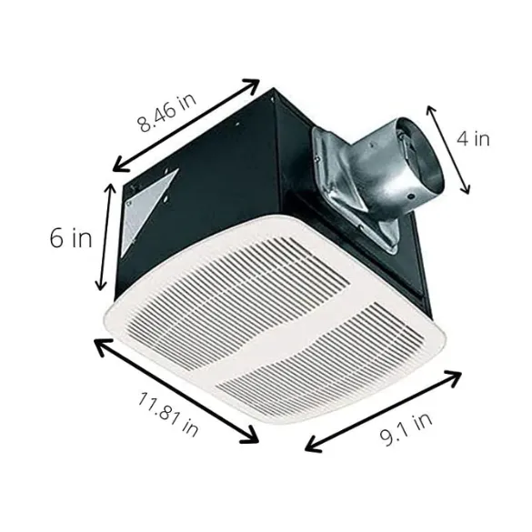 Milano Bath Ventilation Fan 