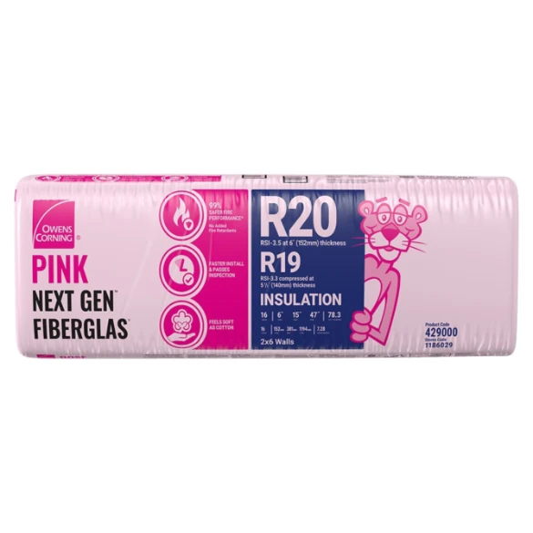 R20 Pink Insulation (78.3 sq.ft) 