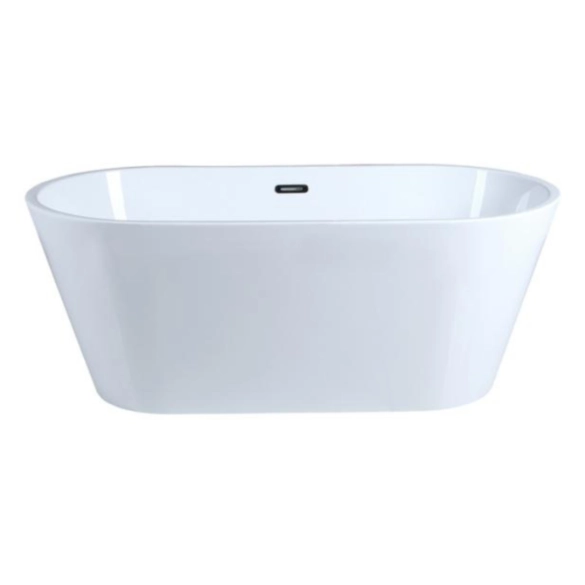 Round Freestanding Bathtub - WHITE 