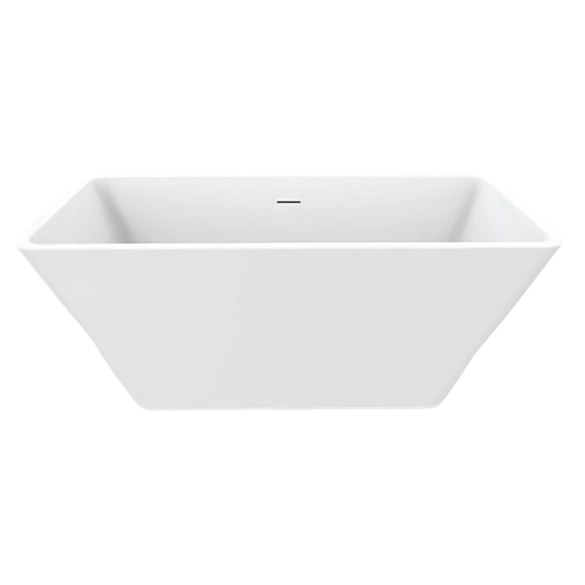 Square Freestanding Bathtub - WHITE 