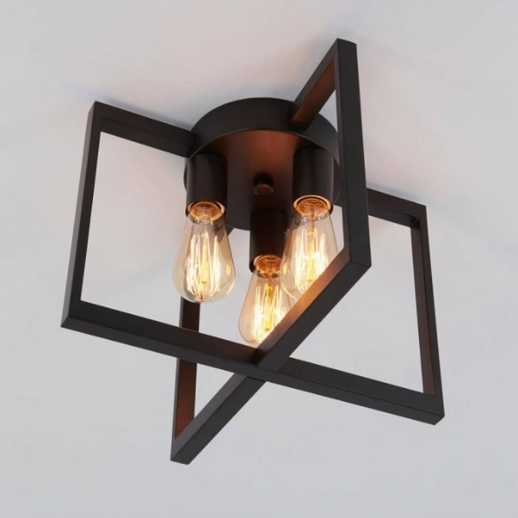3-Light Flush Mount Ceiling Light 